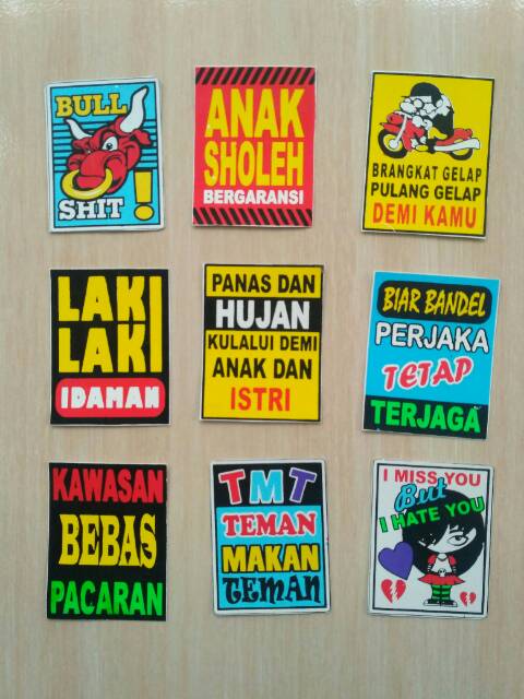 Detail Stiker Kata Kata Mutiara Nomer 10