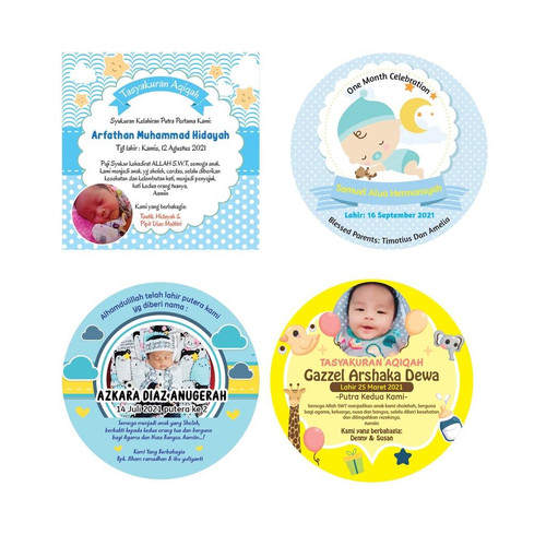 Detail Stiker Kelahiran Bayi Nomer 40