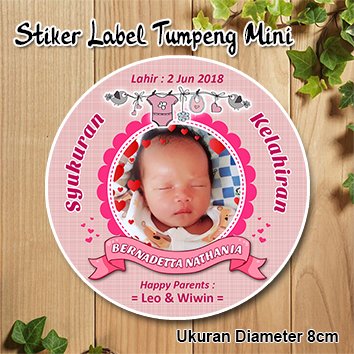 Detail Stiker Kelahiran Bayi Nomer 8