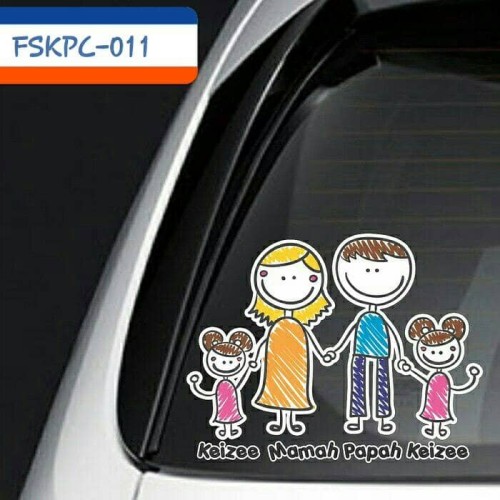 Detail Stiker Keluarga Di Mobil Nomer 21