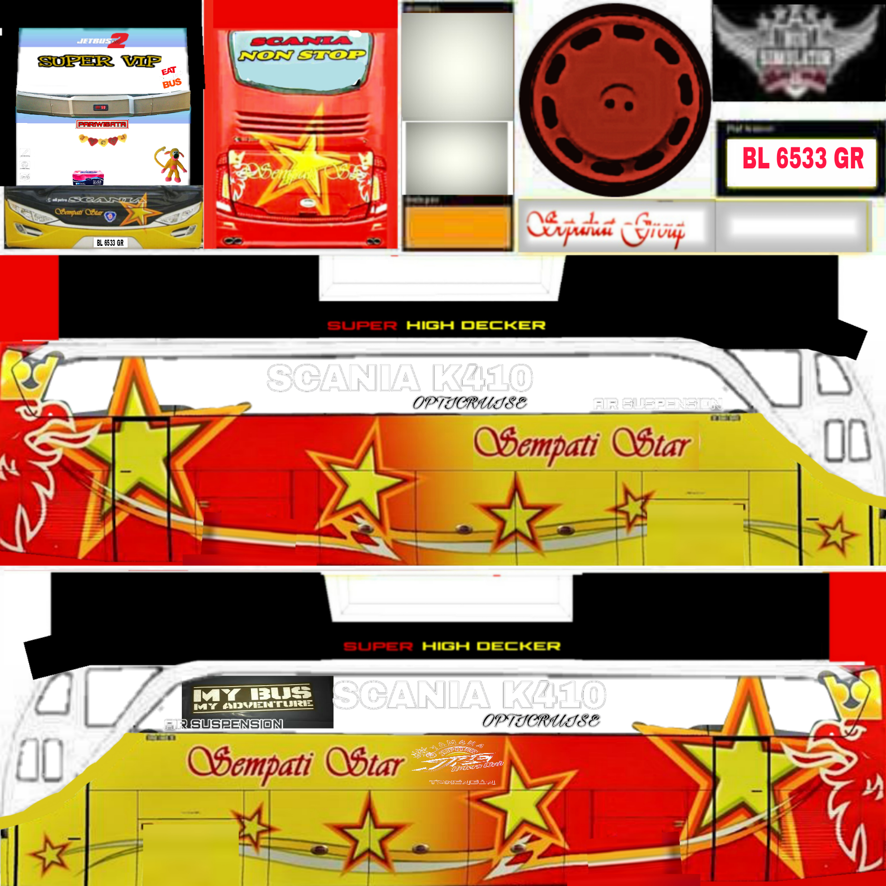 Detail Stiker Keren Bus Simulator Nomer 16