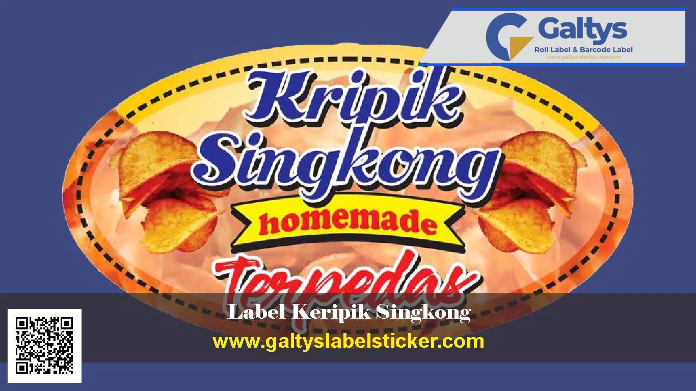 Stiker Keripik Singkong - KibrisPDR