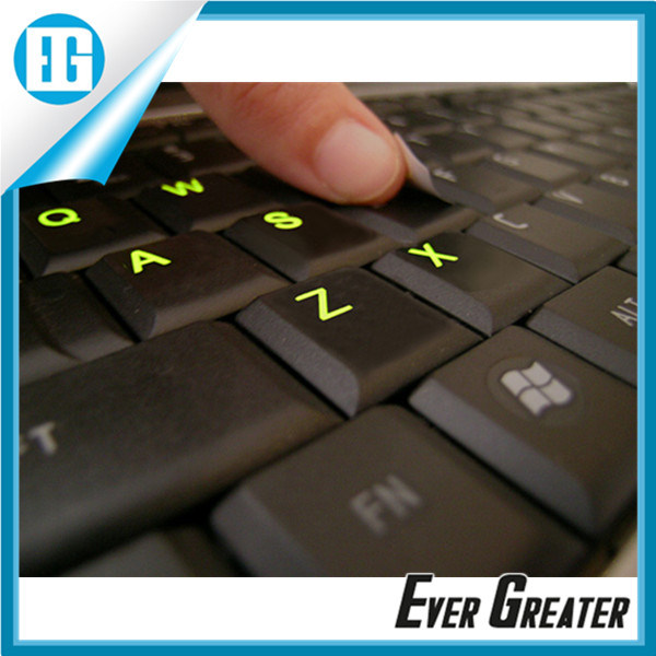 Detail Stiker Keyboard Glow In The Dark Nomer 9