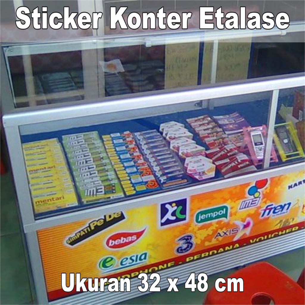 Detail Stiker Konter Pulsa Nomer 46