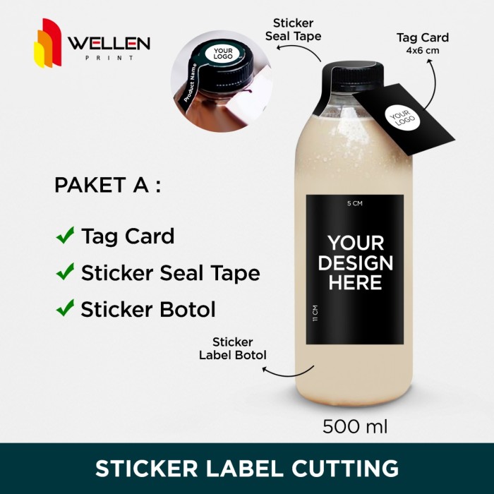 Detail Stiker Label Desain Label Botol Minuman Nomer 19