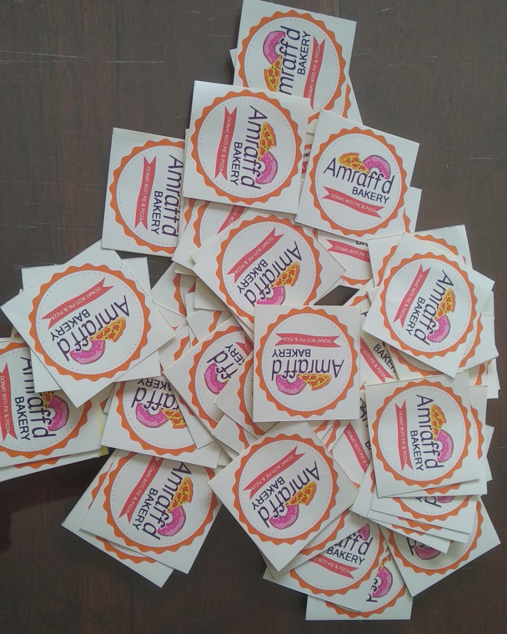 Detail Stiker Label Donat Nomer 15