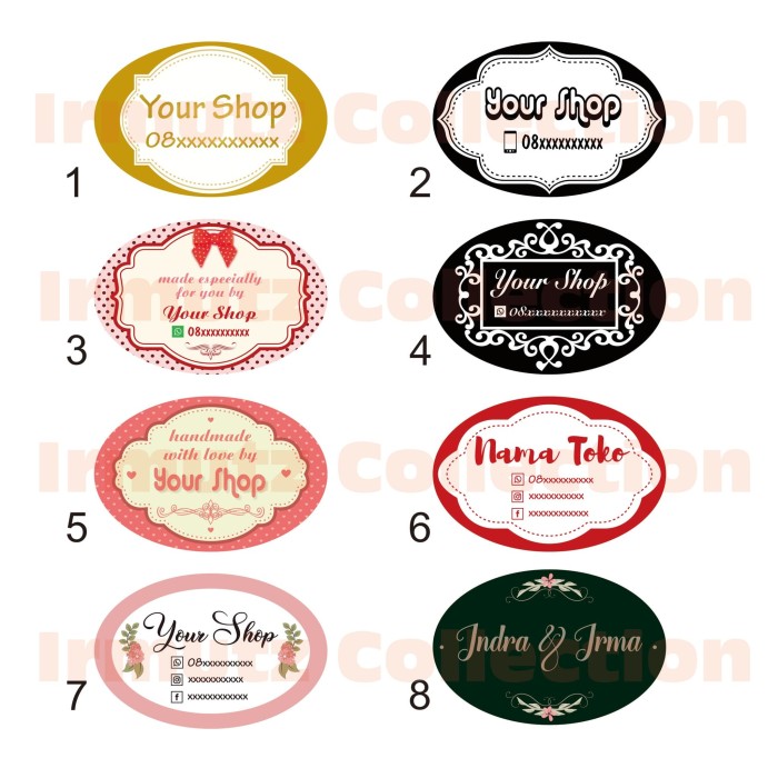 Detail Stiker Label Makanan Kosong Nomer 13