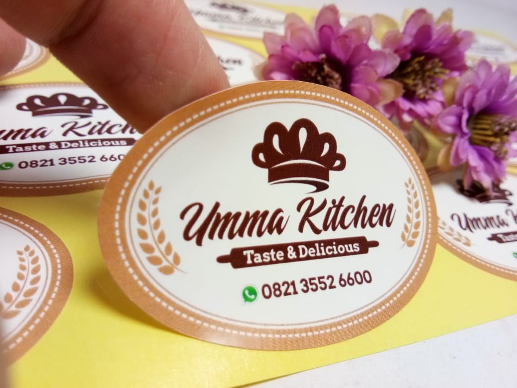 Detail Stiker Label Makanan Ringan Nomer 45