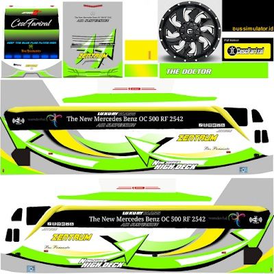 Detail Stiker Livery Bussid Nomer 24