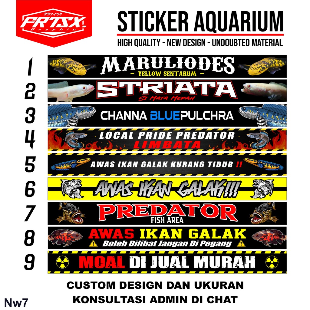 Detail Stiker Louhan Nomer 25