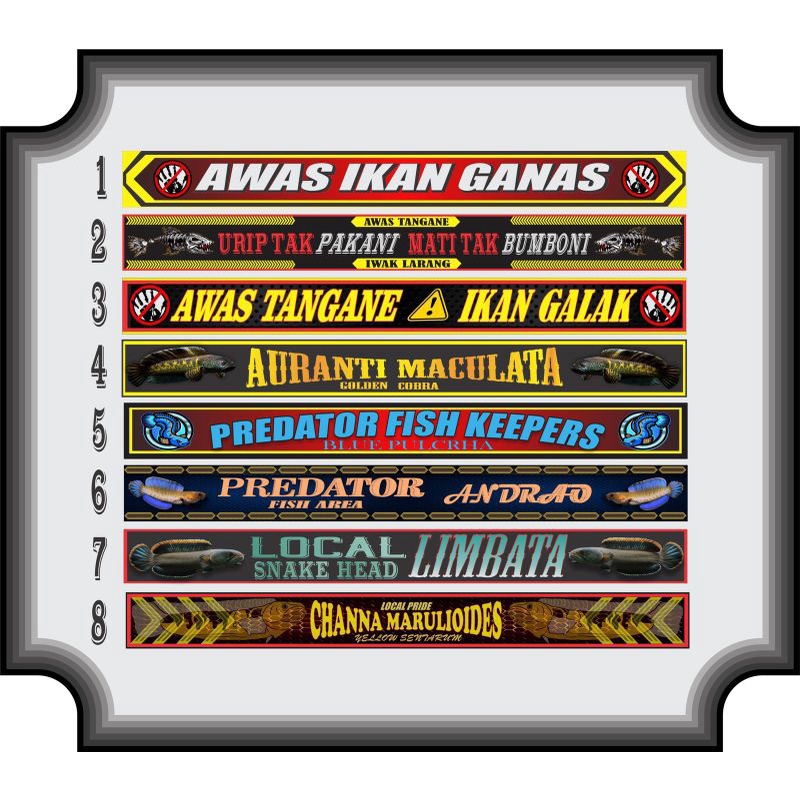 Detail Stiker Louhan Nomer 28