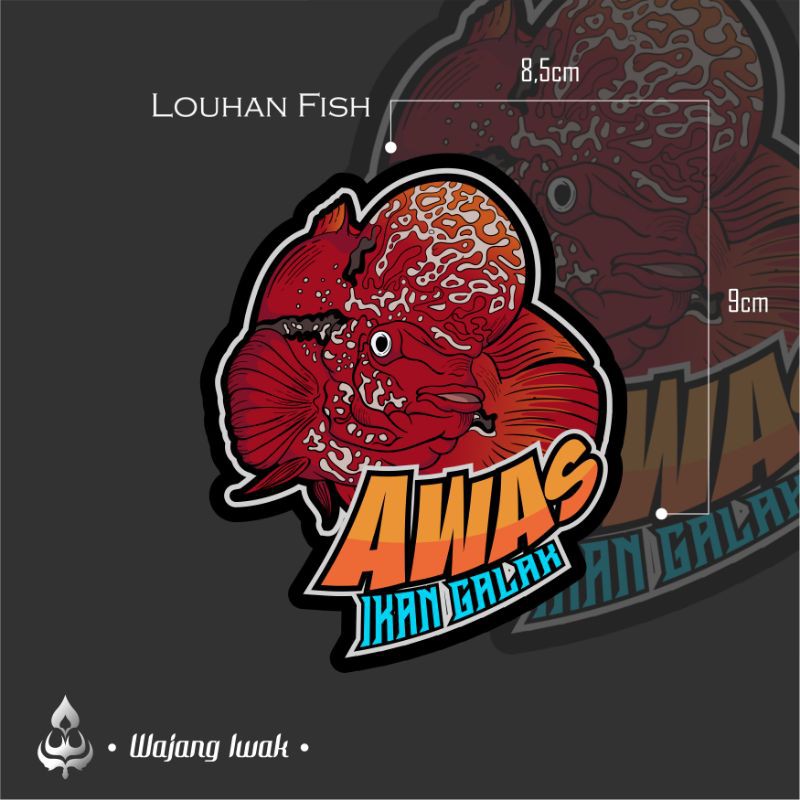 Detail Stiker Louhan Nomer 4