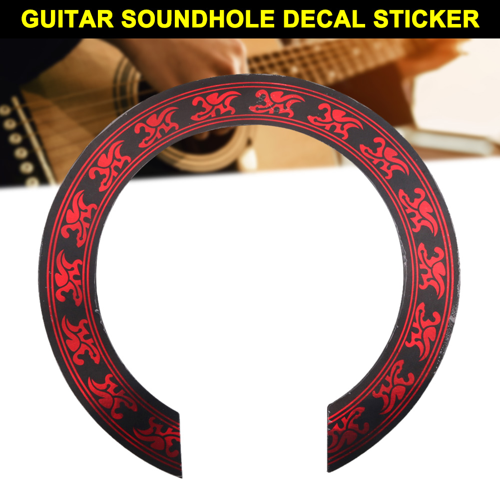 Detail Stiker Lubang Gitar Nomer 44