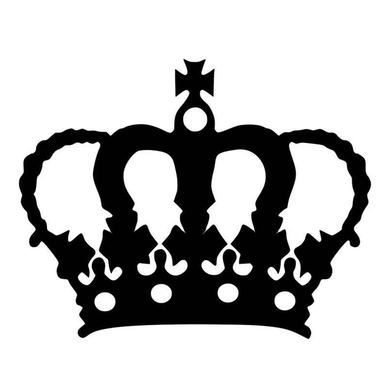 Detail Stiker Mahkota Raja Nomer 5