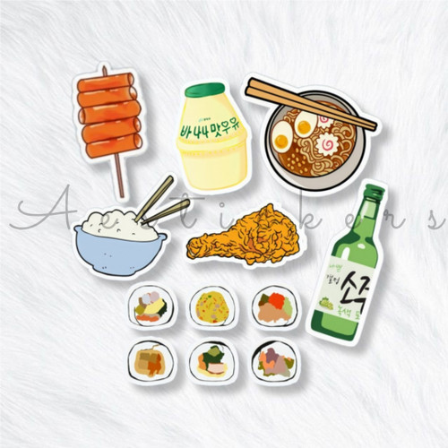 Detail Stiker Makanan Aesthetic Nomer 14