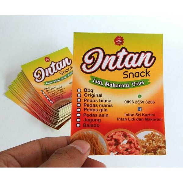 Detail Stiker Makanan Ringan Nomer 10