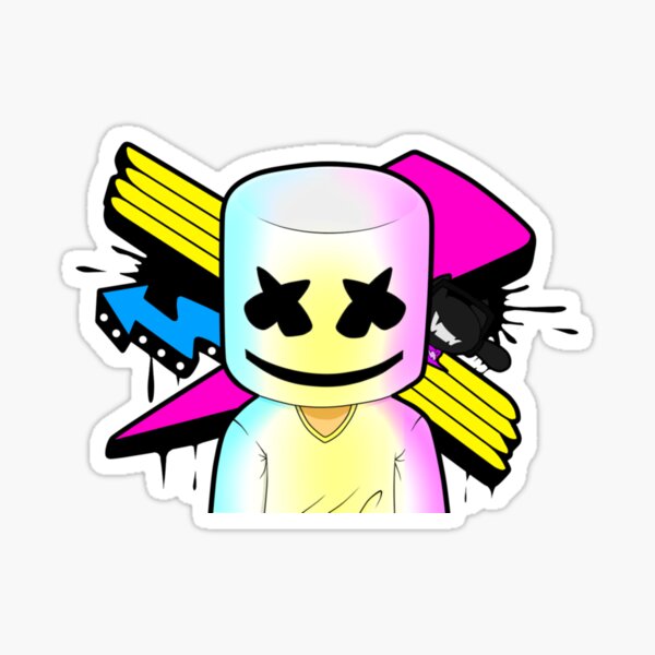 Detail Stiker Marshmello Nomer 11