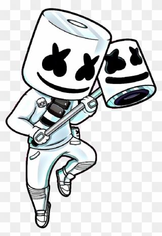 Detail Stiker Marshmello Nomer 18