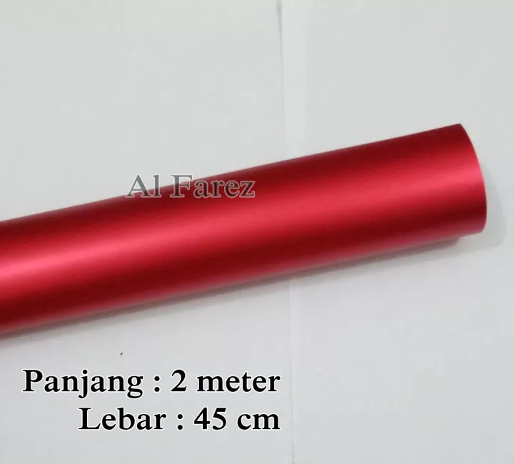 Detail Stiker Merah Doff Nomer 9