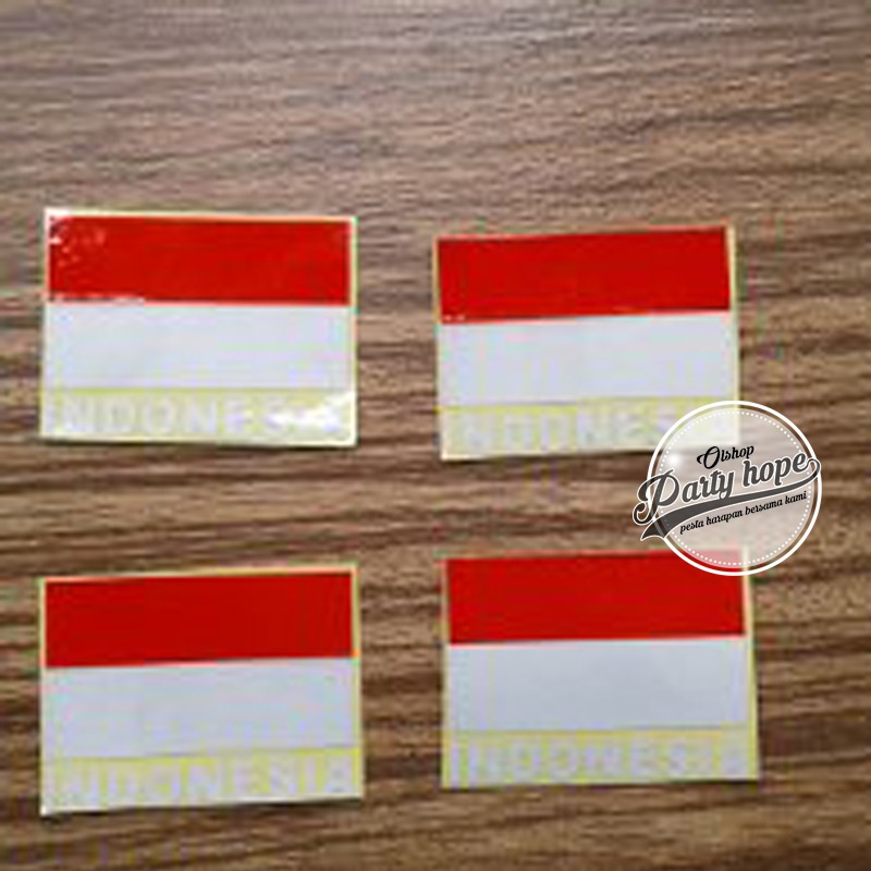 Detail Stiker Merah Putih Nomer 2