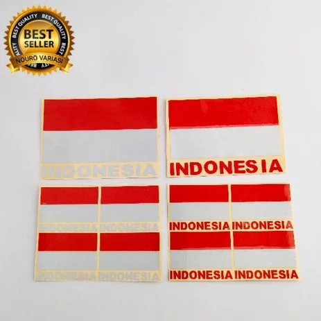 Detail Stiker Merah Putih Nomer 35