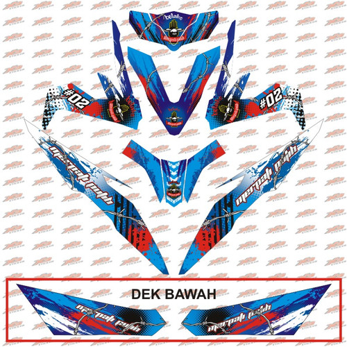 Detail Stiker Merpati Nomer 25