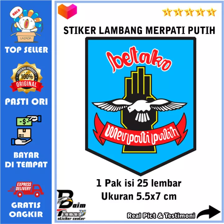 Detail Stiker Merpati Nomer 29