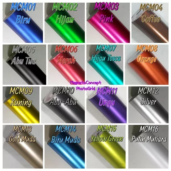 Detail Stiker Metalik Nomer 3