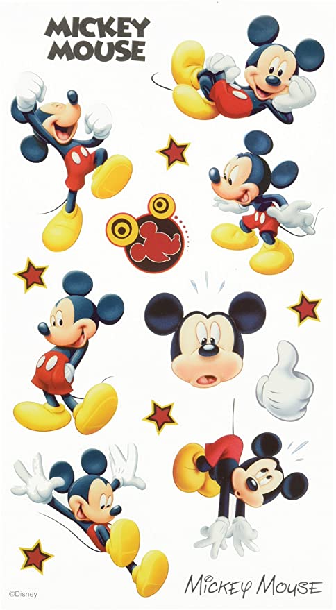 Detail Stiker Mickey Mouse Nomer 2