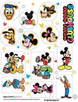 Detail Stiker Mickey Mouse Nomer 54