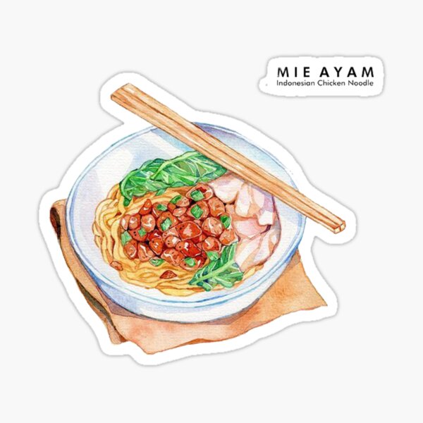 Detail Stiker Mie Ayam Nomer 3