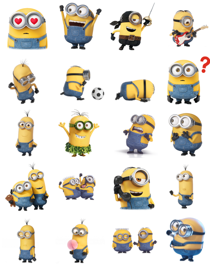 Stiker Minions - KibrisPDR