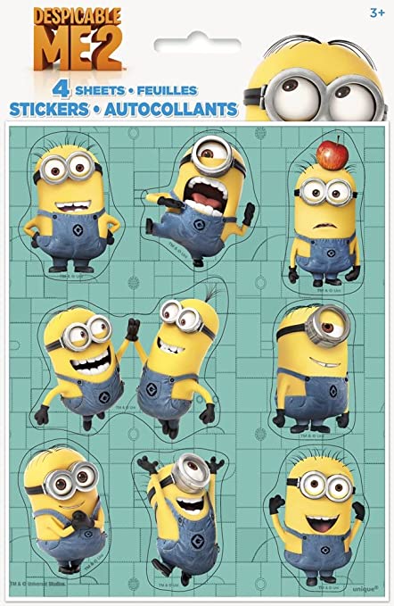 Detail Stiker Minions Nomer 13