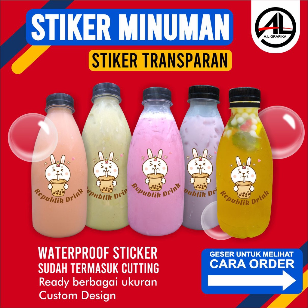 Detail Stiker Minuman Kekinian Nomer 12