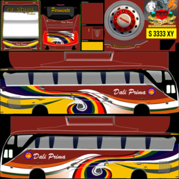 Detail Stiker Mobil Bus Simulator Indonesia Nomer 23