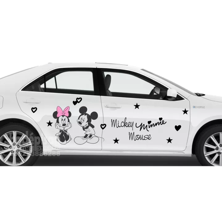 Detail Stiker Mobil Mickey Mouse Nomer 14