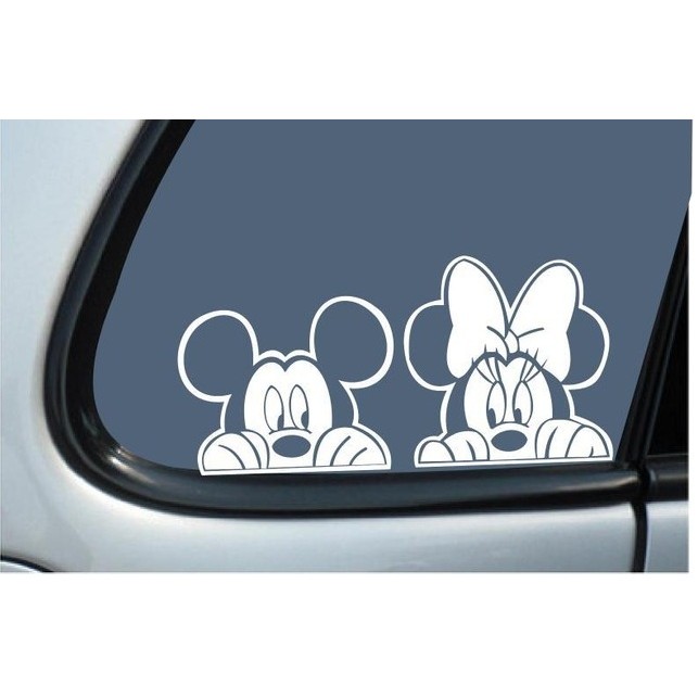 Detail Stiker Mobil Mickey Mouse Nomer 17