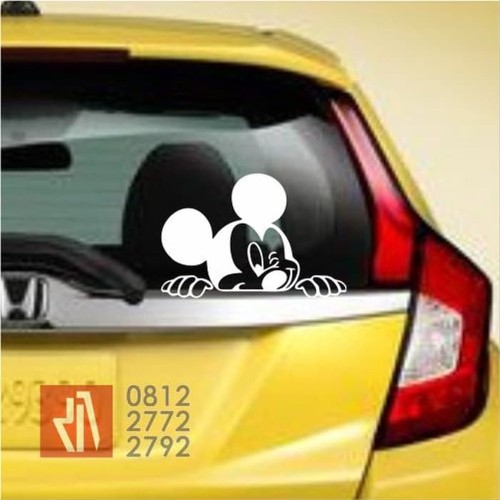 Detail Stiker Mobil Mickey Mouse Nomer 25