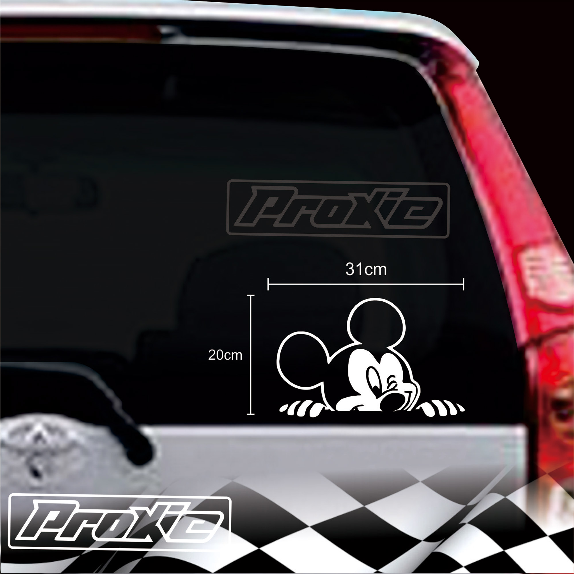 Detail Stiker Mobil Mickey Mouse Nomer 27