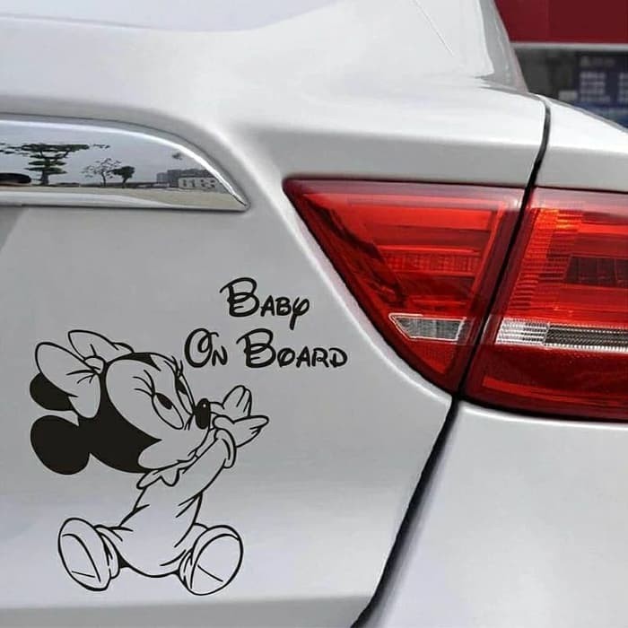 Detail Stiker Mobil Mickey Mouse Nomer 29