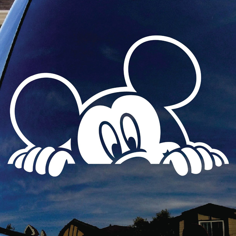 Detail Stiker Mobil Mickey Mouse Nomer 45