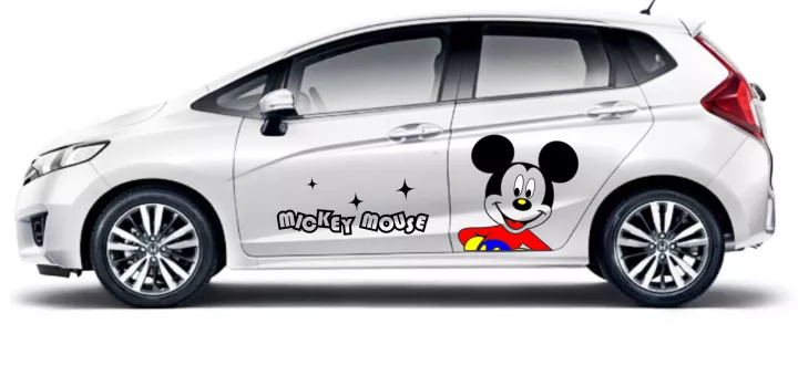 Detail Stiker Mobil Mickey Mouse Nomer 47