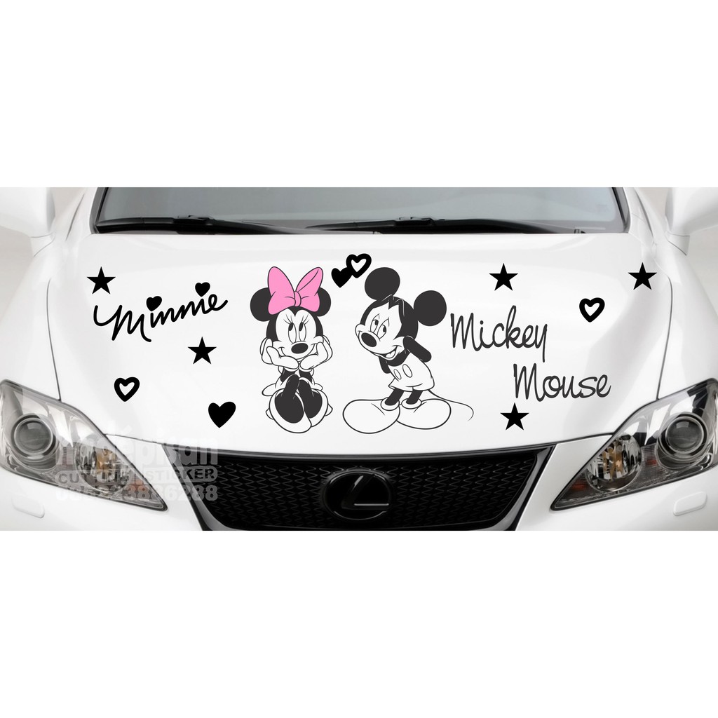 Detail Stiker Mobil Mickey Mouse Nomer 7