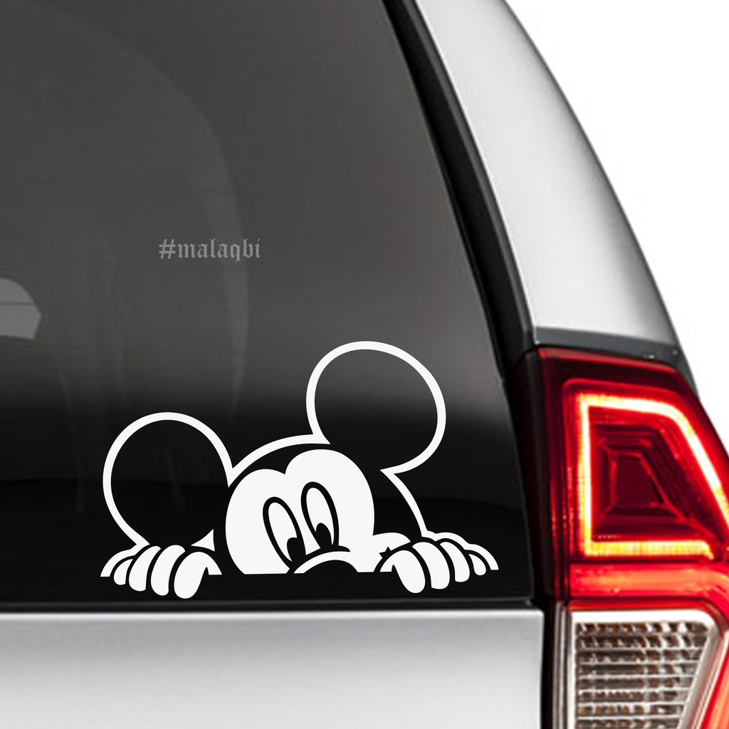 Detail Stiker Mobil Mickey Mouse Nomer 10