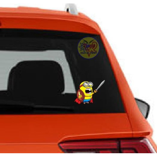 Download Stiker Mobil Minion Nomer 45