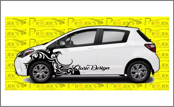 Detail Stiker Mobil Motif Batik Nomer 20