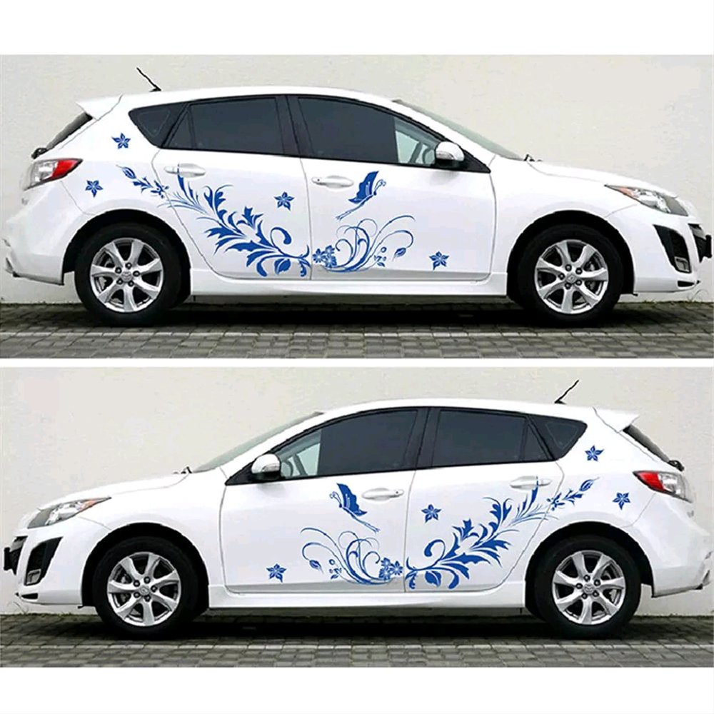 Detail Stiker Mobil Motif Batik Nomer 3
