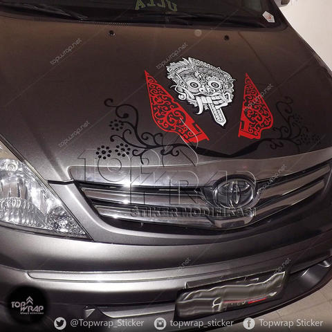 Detail Stiker Mobil Motif Batik Nomer 27