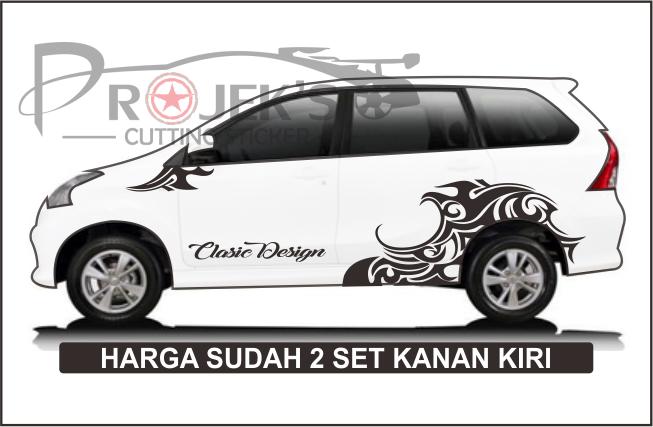 Detail Stiker Mobil Motif Batik Nomer 5