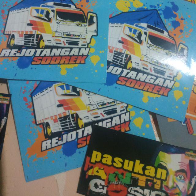 Detail Stiker Mobil Oleng Nomer 18